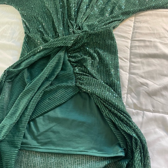 Emerald sequin dress day size med dress - Picture 4 of 6